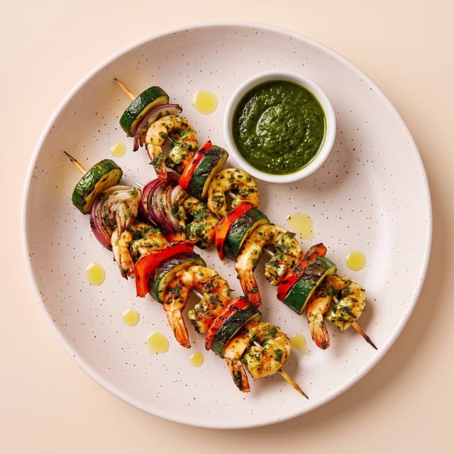 Prawn Kebab.