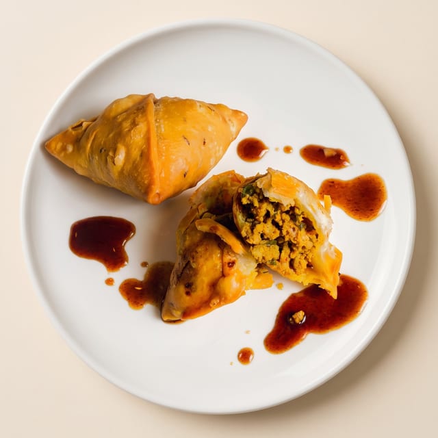 Meat Samosa.