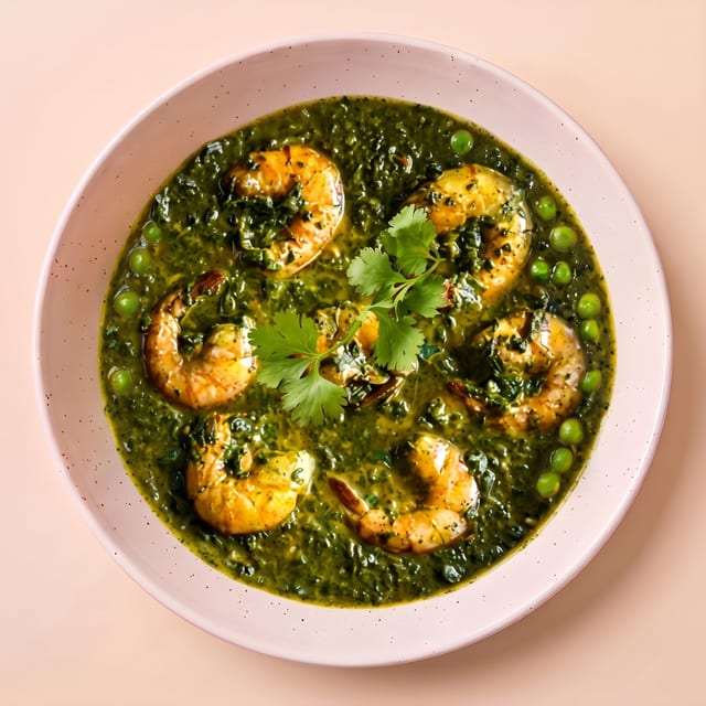 Shrimp Saag.
